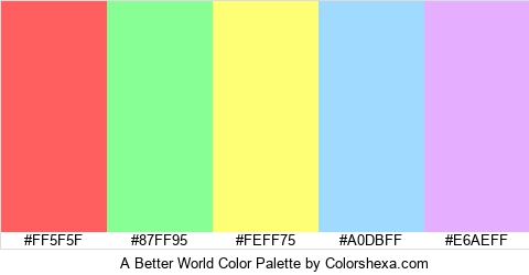 A Better World Color Colors Logo