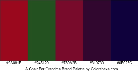 A Chair For Grandma Brand Colors Logo