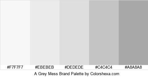 A Grey Mess Brand Colors Logo