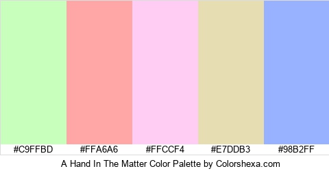 A Hand In The Matter Color Colors Logo
