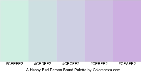 A Happy Bad Person Brand Colors Logo