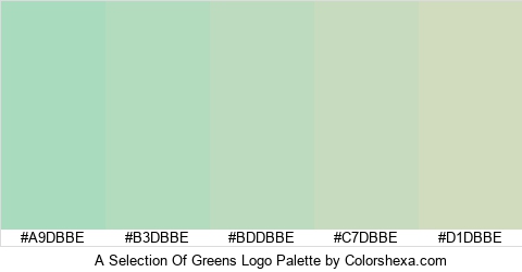 A Selection Of Greens Logo Colors Logo