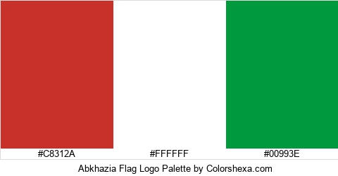 Abkhazia Flag Logo Colors Logo