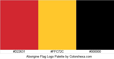 Aborigine Flag Logo Colors Logo