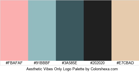 Aesthetic Vibes Only Logo Colors Logo