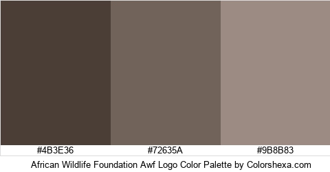 African Wildlife Foundation Awf Logo Color Colors Logo
