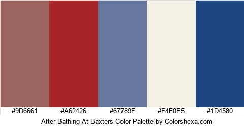 After Bathing At Baxters Color Colors Logo