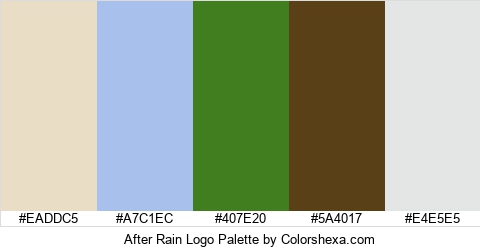 After Rain Logo Colors Logo