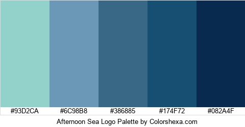 Afternoon Sea Logo Colors Logo