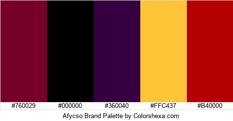 Afycso Brand Colors Logo