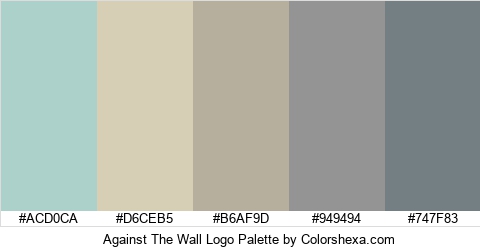 Against The Wall Logo Colors Logo