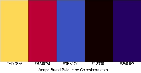 Agape Brand Colors Logo