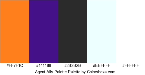 Agent Ally Palette Colors Logo