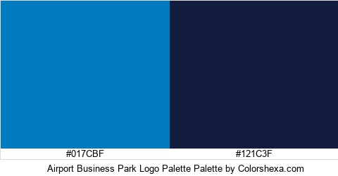 Airport Business Park Logo Palette Colors Logo
