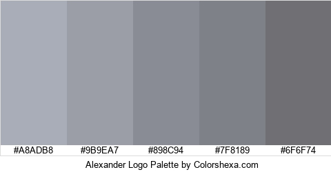 Alexander Logo Colors Logo