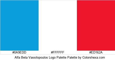 Alfa Beta Vassilopoulos Logo Palette Colors Logo