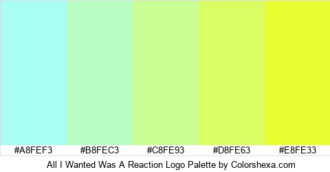 All I Wanted Was A Reaction Logo Colors Logo