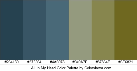 All In My Head Color Colors Logo