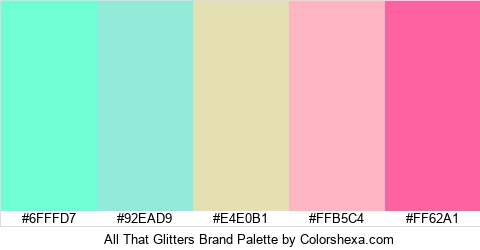 All That Glitters Brand Colors Logo