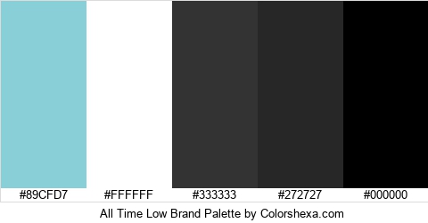 All Time Low Brand Colors Logo