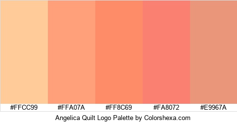Angelica Quilt Logo Colors Logo