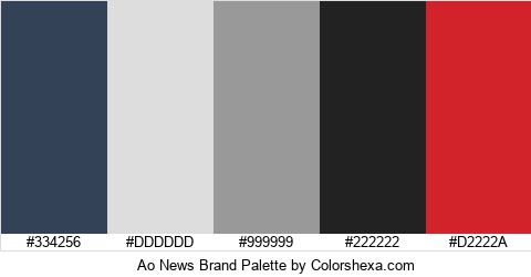 Ao News Brand Colors Logo