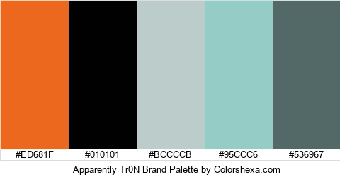 Apparently Tr0N Brand Colors Logo
