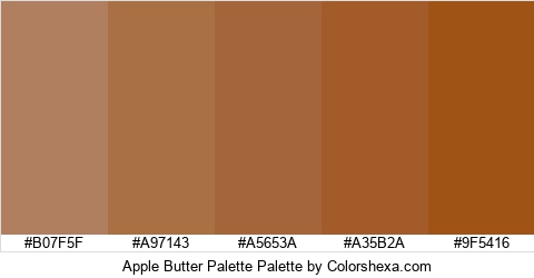 Apple Butter Palette Colors Logo
