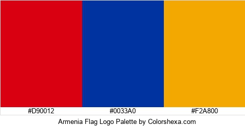 Armenia Flag Logo Colors Logo