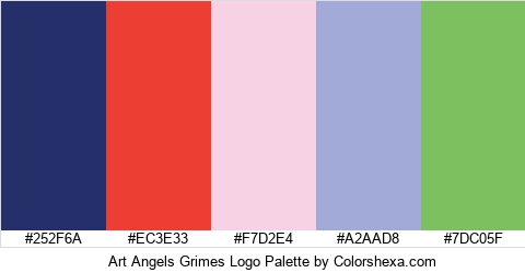 Art Angels Grimes Logo Colors Logo