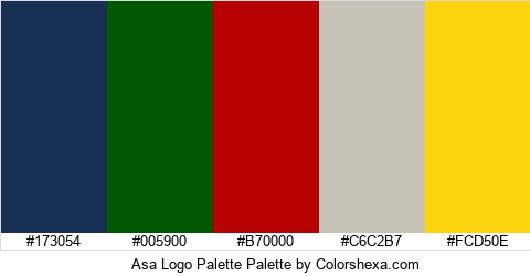 Asa Logo Palette Colors Logo
