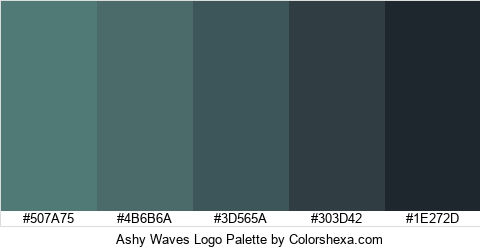 Ashy Waves Logo Colors Logo