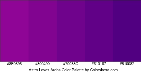 Astro Loves Aroha Color Colors Logo
