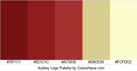Audrey Logo Colors Logo