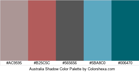 Australia Shadow Color Colors Logo