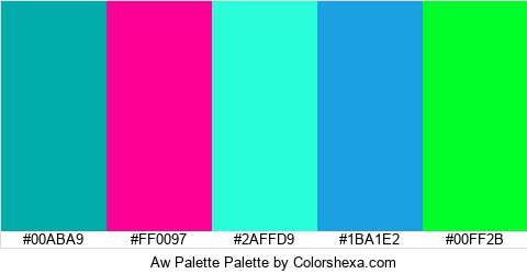 Aw Palette Colors Logo