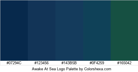 Awake At Sea Logo Colors Logo