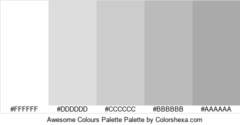 Awesome Colours Palette Colors Logo