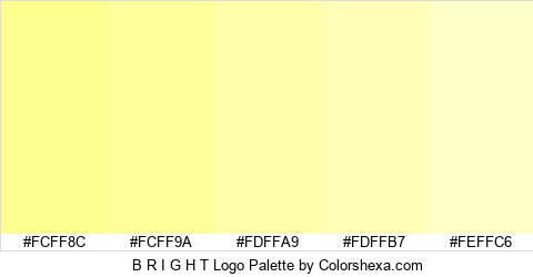 B R I G H T Logo Colors Logo