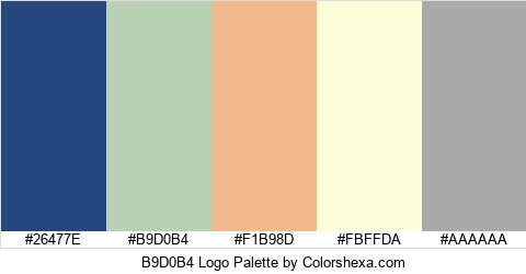 B9D0B4 Logo Colors Logo