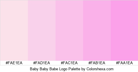 Baby Baby Babe Logo Colors Logo