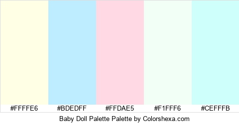 Baby Doll Palette Colors Logo