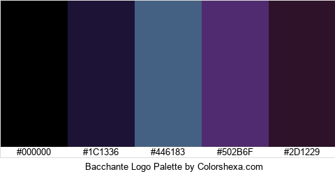 Bacchante Logo Colors Logo
