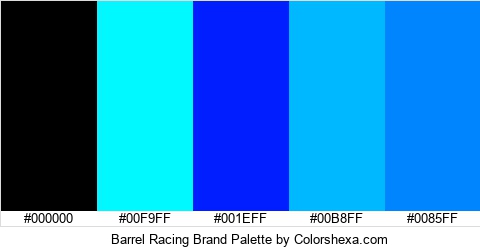 Barrel Racing Brand Colors Logo