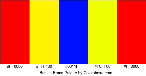 Basics Brand Colors Logo