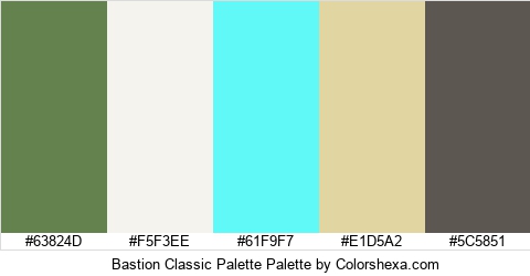 Bastion Classic Palette Colors Logo