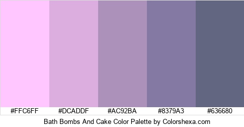 Bath Bombs And Cake Color Colors Logo