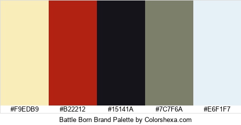 Battle Born Brand Colors Logo