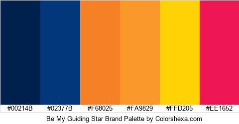 Be My Guiding Star Brand Colors Logo