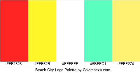 Beach City Logo Colors Logo